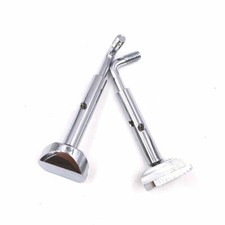 4/4 Violin Seperate Divided Chinrest Screw Clamp Nickel Silver