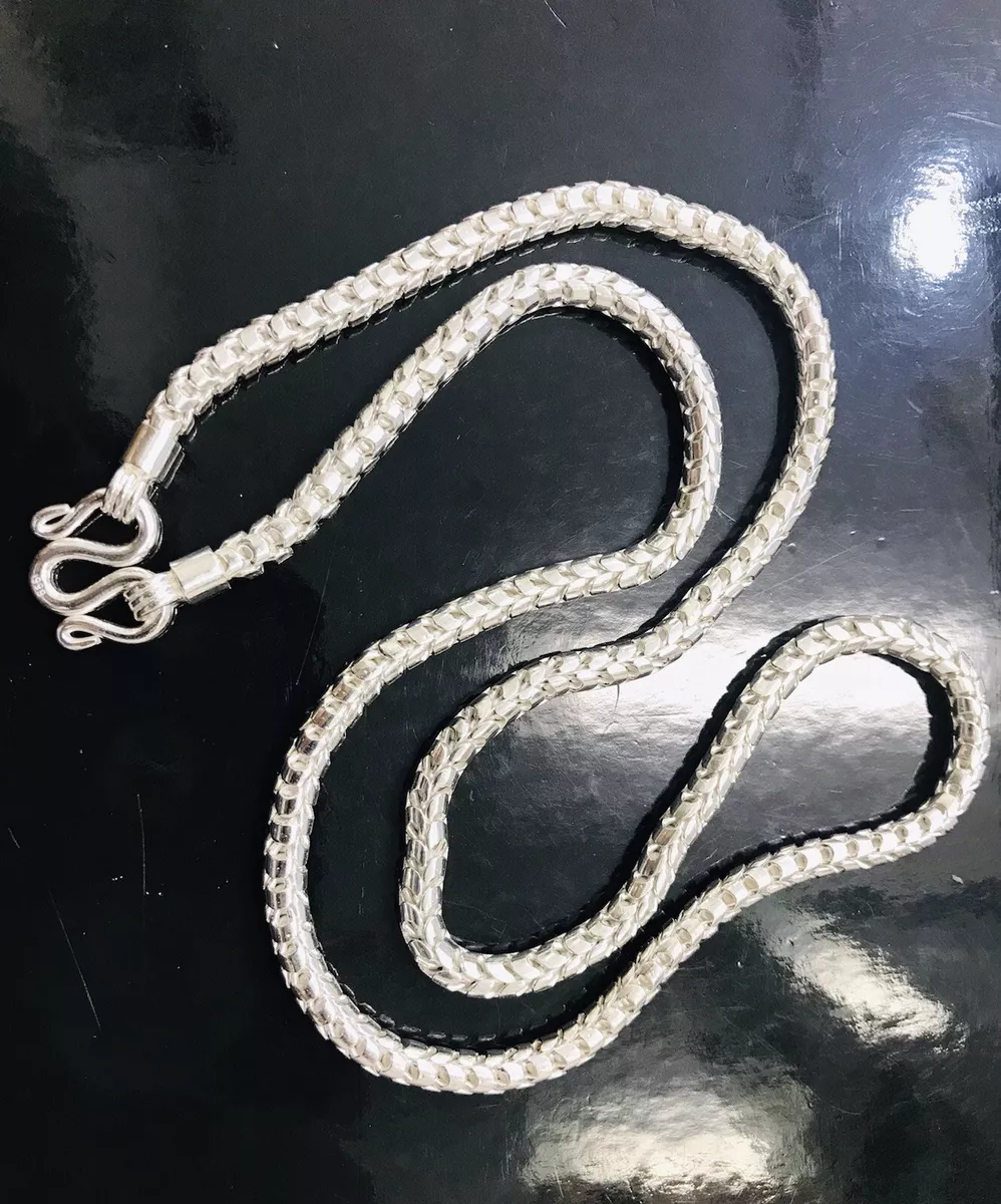 100 silver online chain