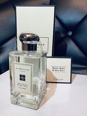 Jo Malone London Wood Sage & Sea Salt Cologne Spray 3.4 oz / 100 Ml *New In  Box*