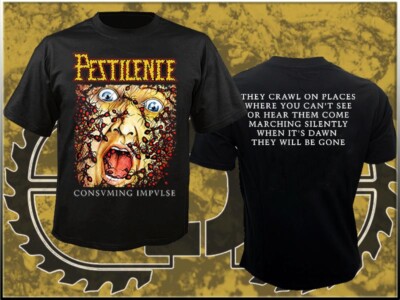 PESTILENCE - Consuming Impulse TS NEW, Old School Death Metal, SIX FEET UNDER