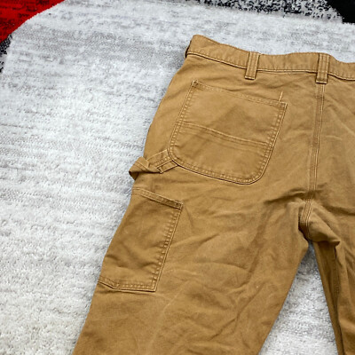 Carhartt Carpenter Pants 38 Brown Y2K Workwear Construction