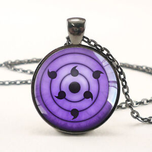 Details About Rinnegan Sasuke Uchiha Eya Pendant Naruto Anime Sharingan Eye Necklace