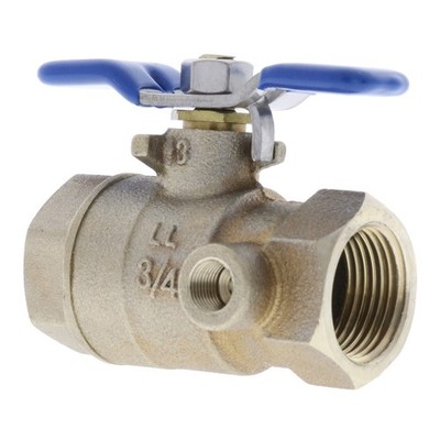 Aqualine Brass Ball Valve W/ Test Port