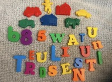 vintage alphabet refrigerator magnets