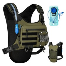 Hydration Vest with 2L Water Bladder for Men and Women, Lightweight Adjustable H