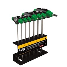 Juego de llaves hexagonales Klein Tools JTH67T, llave hexagonal con mango en T TORX juego de llaves Allen con