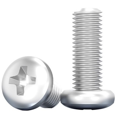 Linsenkopfschrauben Kreuzschlitz DIN 7985 Aluminium M1,7-M6 Maschinenschrauben