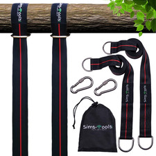 Tree Swing Straps Hanging Kit - Two 10Ft Extra Long Heavy Duty 2200Lbs and Two