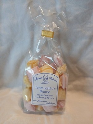 Kramer s Spezialitäten - TANTE KÄTHE S BRAUSE HIMBEERE/ZITRONE   120 gr.