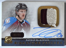 2013 Nathan Mackinnon THE CUP Rookie Signatures Patch Auto RC /99 #SP-NM See Des