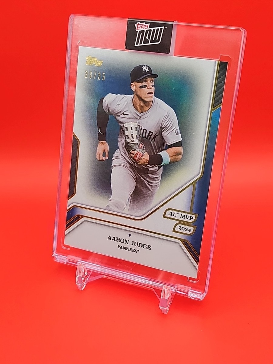 2025 Topps MVP Collection Aaron Judge Blue Foil /35 Yankees Card 