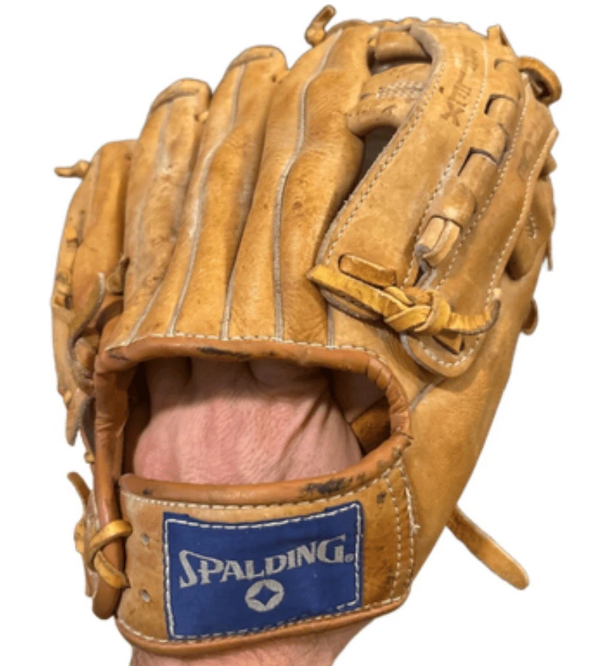 "Guante de béisbol softbol Spalding 42-659 12"" Tom Seaver lanzamiento a la derecha de colección" Foto 4 de 4