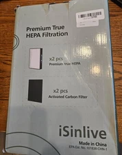 A2 H13 HEPA REPLACEMENT FILTER 2 Pack ISINLIVE