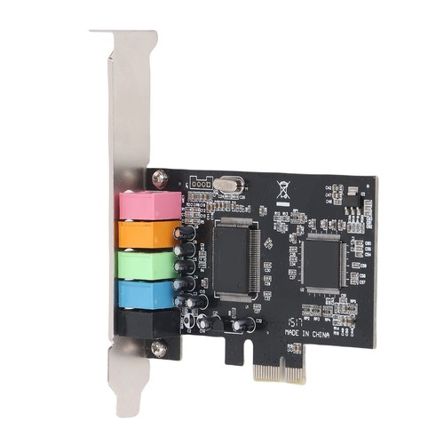 PCIe Sound Card 5.1 Internal Audible Card 32/64 Bit Stereo PCI Express Adap UMYL - 第 19/24 張圖片