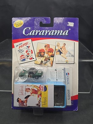 CARARAMA 1/72 PEPSI COLA MGB ROADSTER GREEN CONVERT WERBEMODELL MASSSTAB OO