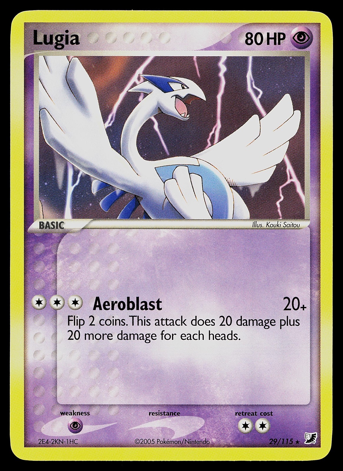 Pokemon Card - Lugia Unseen Forces 29/115 Rare Non-Holo