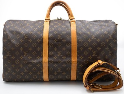 LOUIS VUITTON KEEPALL BANDOULIERE 55 REISETASCHE BOSTON BAG WEEKENDER TASCHE RAR