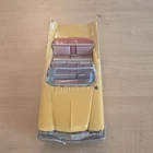 50s bandai Imperial Yellow Tin Convertible Toy friction Car Vintage Japan rare