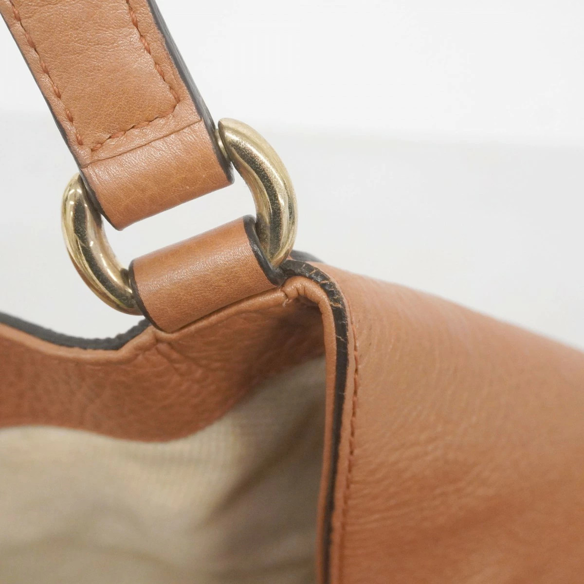 Gucci Soho Leather Tote Bag Orange Champagne Gold Hardware thumbnail 10