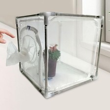 Butterfly Habitat Cage Net Breathable with Zipper Protection Cover Growing