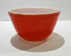Pyrex 401 Small Red Mixing Bowl 1.5 Pt USA Primary Color Collectible
