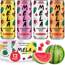 Mela Watermelon Water - Hydrating Juice Drink w/Vitamin C, Electrolytes ...