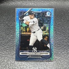 2026 Bowman Baseball Aaron Judge #1 Sky Blue Mojo Numbered /499