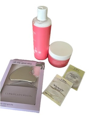 Jigott Ultimate Real Collagen Emulsion, Cream, Oh My Gua Sha + Samples