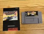 F-Zero Super Nintendo SNES Players Choice Game Cartridge +Manual [TESTED WORKS]