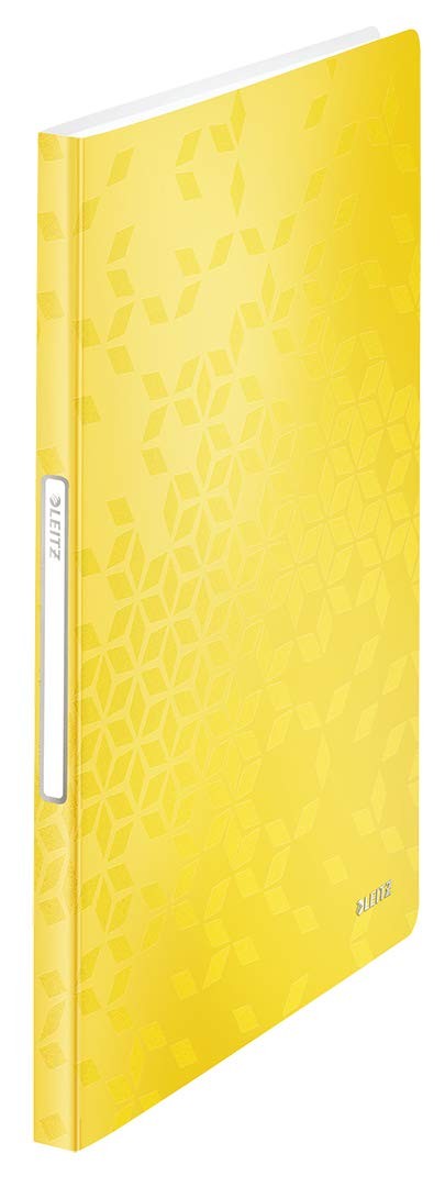 Leitz A4 Display Book 40 Pockets 80 Sheet Capacity Transparent Pockets Yello 4390₽