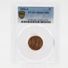 1946 S Wheat Cent MS 66+ RD PCGS San Francisco
