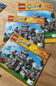 Lot x10 Lego Castle Harry Potter Hobbit Instruction Manual Only 70404 79004 4867