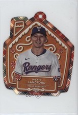 2024 Topps Holiday Oversized Ornaments Die-Cuts Wyatt Langford #MLBO-16 0zk4