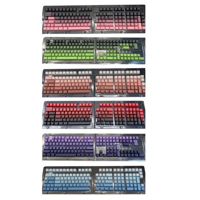 OEM Profile Backlit Color Changing Keycaps, Thick PBT, Comfort Typing Mechanical
