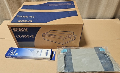 NEU Epson LX-300+ II Matrixdrucker Nadeldrucker C11C640041 + 2x Extra Teile