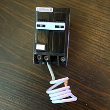 Eaton GFCB250 50A 2-Pole 120/240V GFCI Bolt-On Circuit Breaker Pigtail