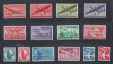 Vintage Lot of 14 Mint MNH-OG-XF  US Air Mail Stamps