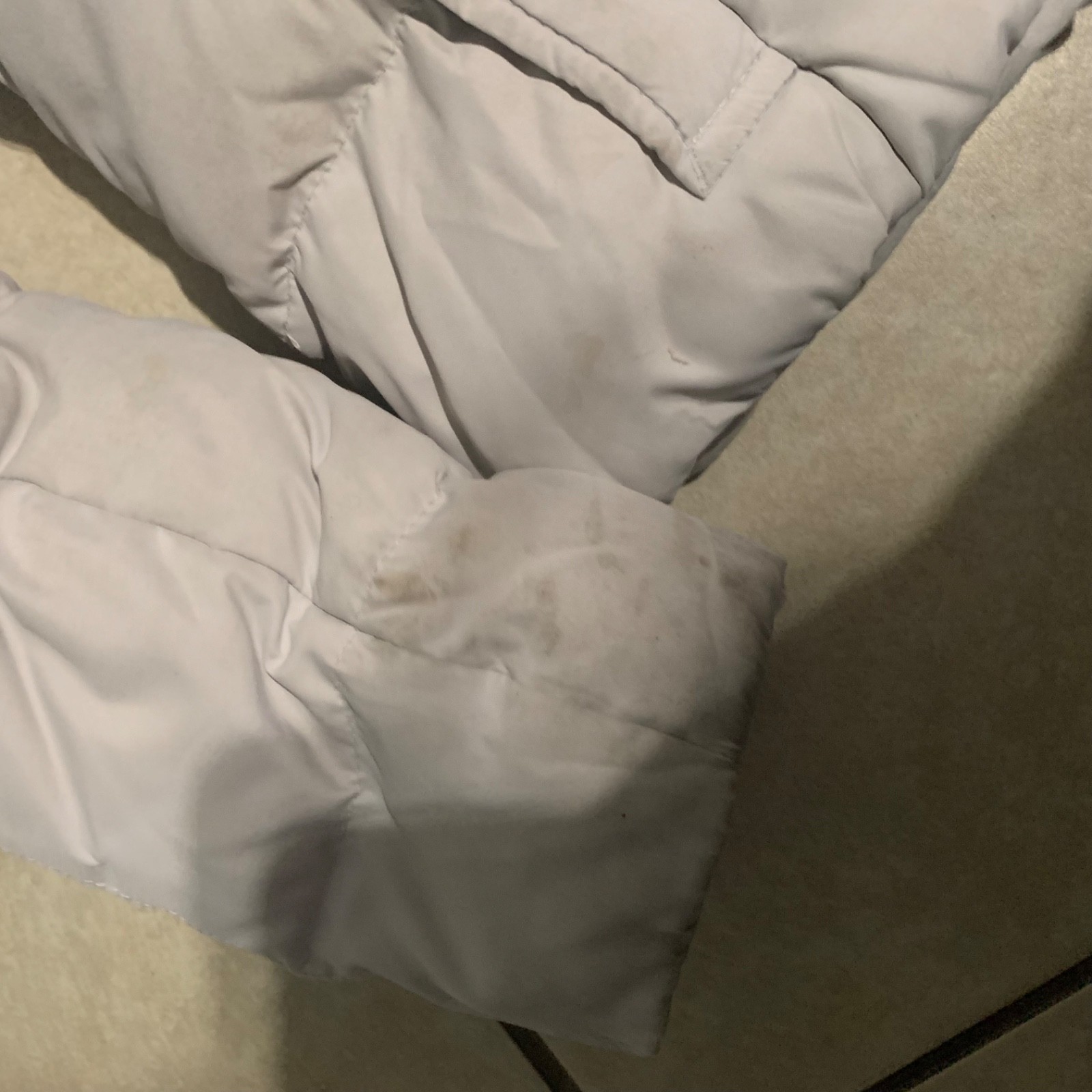 White womens Jacket Solid Zip & Snap Closure with… - image 3