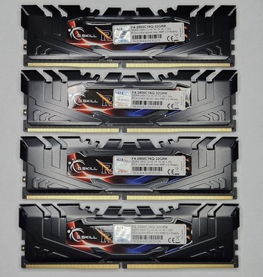 Ripjaws 32GB Kit (4X8GB) PC4-22400 DDR4-2800MHz Desktop RAM F4-2800C16Q-32GRK