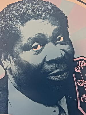 B.B. King: Original 1996 Silk Screen Full Size Poster- Signed by