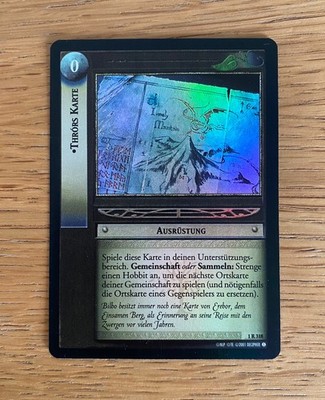 CCG 547 Lord of the Rings Thror's Map Foil 1R318 Englisch Excellent
