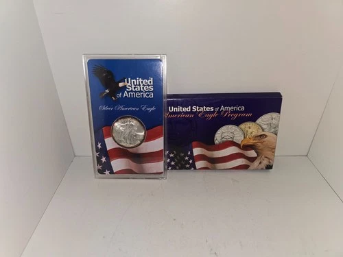 2001 Silver American Eagle Toned  uncirculated