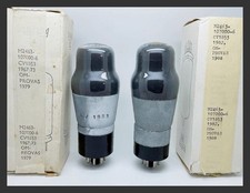 2 X NOS Mazda 6P25 CV1853 EL33 KT61 60S Tubo Pentodo Potenza Fascio Eccedenza Militare