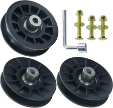 2 Pack 532194326 Idler Pulley with 532194327 Idler Pulley Replaces Craftsman 194