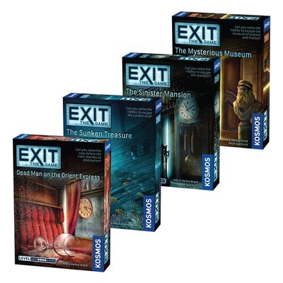 Exit: The Game 4-Pack Escape Room Set | Season 3 | Dead Man Of The Orient Expres