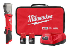 New Milwaukee 2564-22 M12 Fuel 3/8" Right Angle Impact Wrench Kit