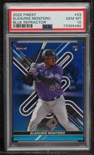 2022 Topps Finest Blue Refractor 86/150 Elehuris Montero #93 PSA 10 GEM MT 0kz8
