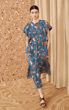 ULLA JOHNSON Ilaria Silk Dress in Bluette NWT Size 4