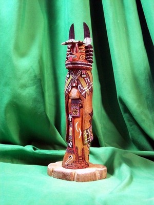 Hopi Kachina Puppe - The Badger Kachina von Wally Grover - erstaunlich!