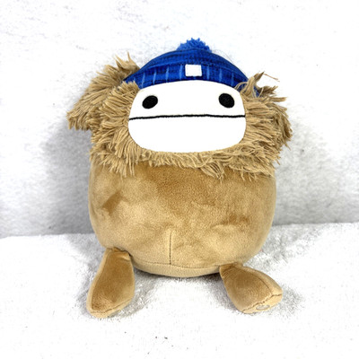 Squishmallows Benny The 8  Yeti Bigfoot Sasquatch Blue Beanie Hat